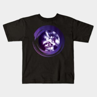 Surreal purple ballerina Kids T-Shirt